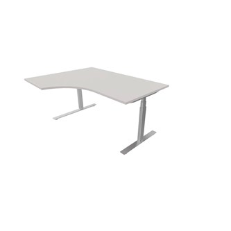 Skrivebord Chat FSC venstre 160x120 cm sølv