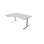 Skrivebord Chat FSC venstre 160x120 cm sølv