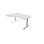 Skrivebord Chat FSC venstre 160x120 cm sølv