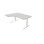Skrivebord Work FSC HT venstre 160x120 cm hvitt