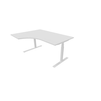 Skrivebord Work FSC HT venstre 160x120 cm hvitt