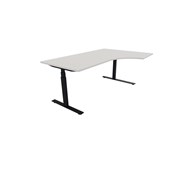Skrivebord Chat FSC høyre 180x120 cm svart