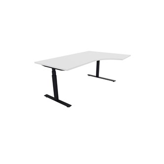 Skrivebord Chat FSC høyre 180x120 cm svart