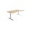 Skrivebord Chat FSC høyre 180x120 cm sølv