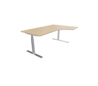 Skrivebord Work høyre 180x120 cm E-motion Sølv