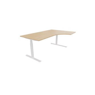 Skrivebord Chat FSC høyre 180x120 cm hvitt