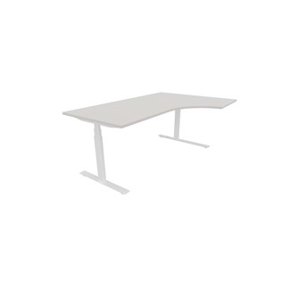 Skrivebord Work høyre 180x120 cm E-motion hvit