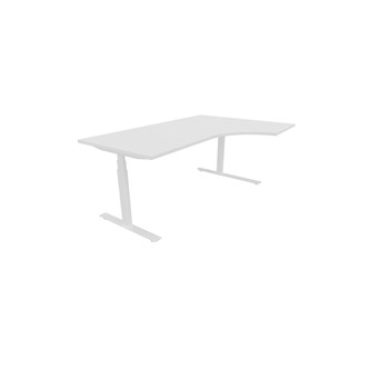 Skrivebord Chat FSC høyre 180x120 cm hvitt