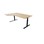 Skrivebord Work FSC HT venstre 180x120 cm svart