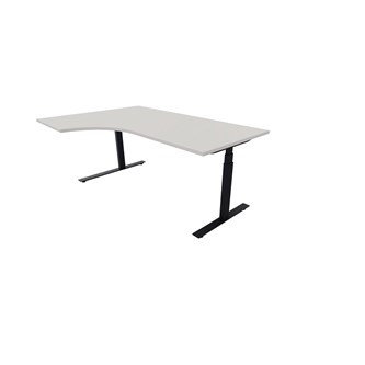 Skrivebord Work FSC HT venstre 180x120 cm svart