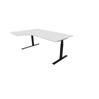 Skrivebord Work FSC HT venstre 180x120 cm svart