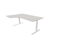 Skrivebord Chat FSC venstre 180x120 cm hvitt