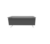 Frontpanel 180x50 cm til skrivebord Work og Chat