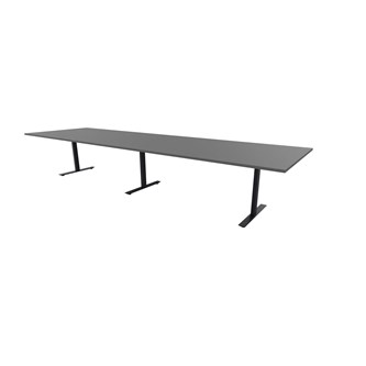 Konferansebord Talk 420x120x72 cm T-ben svart