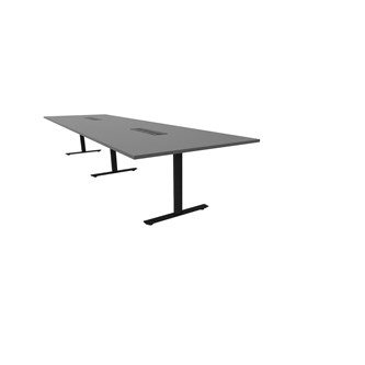 Konferansebord Talk 420x120x72 cm T-ben svart