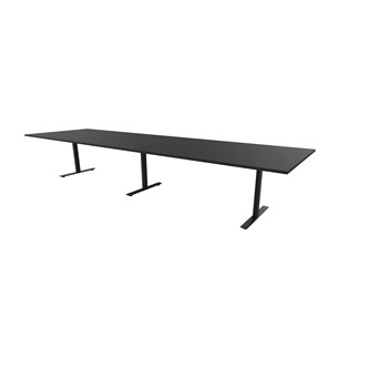 Konferansebord Talk 420x120x72 cm T-ben svart