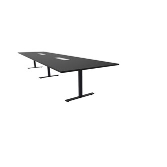 Konferansebord Talk 490x120x72 cm T-ben svart