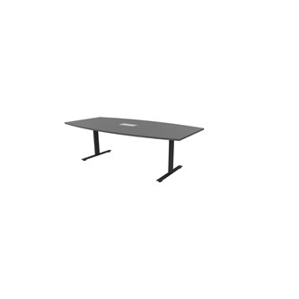 Konferansebord Talk 240x90/120x72 cm Eclipse T-ben svart