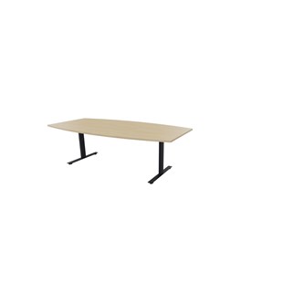 Konferansebord Talk 240x90/120x72 cm Eclipse T-ben svart