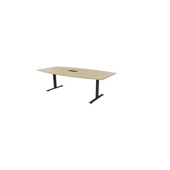 Konferansebord Talk 240x90/120x72 cm Eclipse T-ben svart