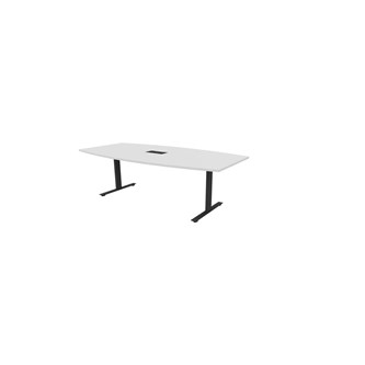 Konferansebord Talk 240x90/120x72 cm Eclipse T-ben svart