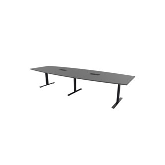 Konferansebord Talk 270x90/120x72 cm Eclipse T-ben svart