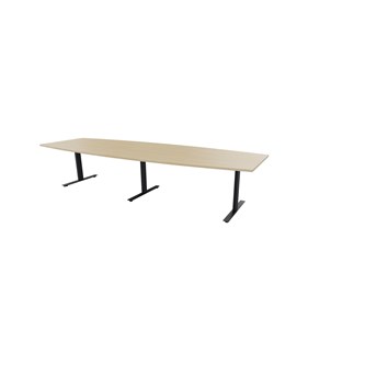 Konferansebord Talk 270x90/120x72 cm Eclipse T-ben svart