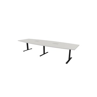 Konferansebord Talk 270x90/120x72 cm Eclipse T-ben svart