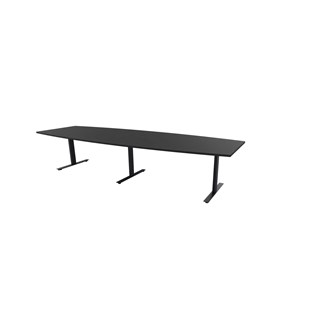 Konferansebord Talk 270x90/120x72 cm Eclipse T-ben svart
