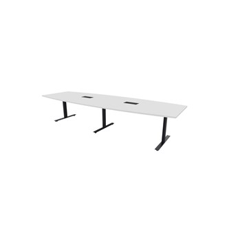 Konferansebord Talk 270x90/120x72 cm Eclipse T-ben svart