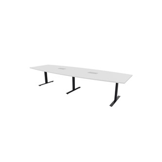 Konferansebord Talk 270x90/120x72 cm Eclipse T-ben svart