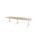 Konferansebord Talk 350x90/120x72 cm Eclipse T-ben hvitt