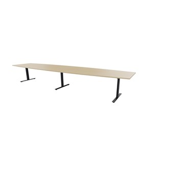 Konferansebord Talk 490x90/120x72 cm Eclipse T-ben svart