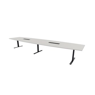 Konferansebord Talk 490x90/120x72 cm Eclipse T-ben svart