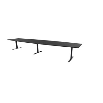 Konferansebord Talk 490x90/120x72 cm Eclipse T-ben svart