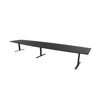 Konferansebord Talk 490x90/120x72 cm Eclipse T-ben svart