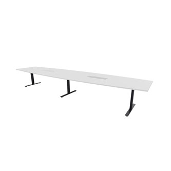 Konferansebord Talk 490x90/120x72 cm Eclipse T-ben svart