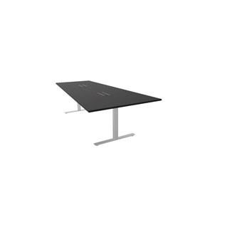 Konferansebord Talk 270x90/120x72 cm Video T-ben sølv