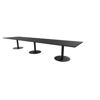 Konferansebord Talk 490x120x74 cm søyleben svart