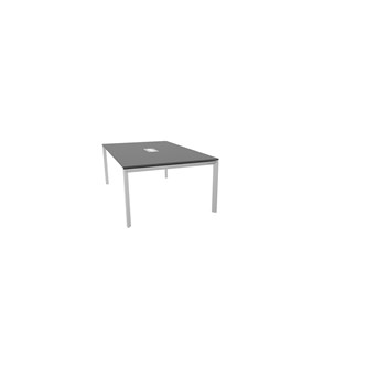 Konferansebord Talk 200x120x76 cm SQB sølv