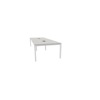 Konferansebord Talk 350x120x76 cm SQB hvitt