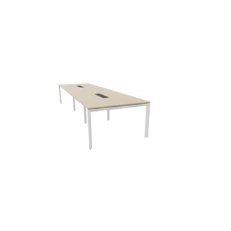 Konferansebord Talk 420x120x76 cm SQB hvitt