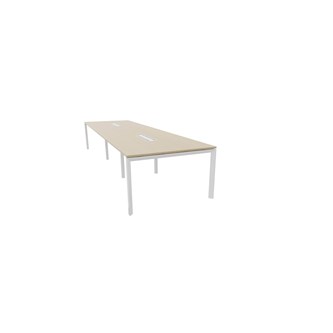 Konferansebord Talk 420x120x76 cm SQB hvitt