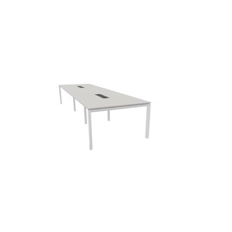 Konferansebord Talk 420x120x76 cm SQB hvitt