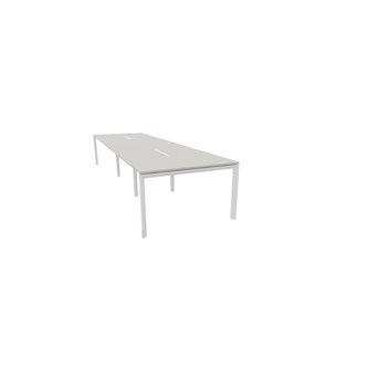 Konferansebord Talk 420x120x76 cm SQB hvitt