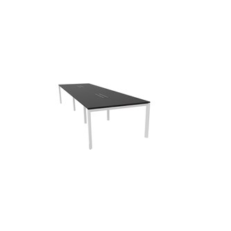 Konferansebord Talk 420x120x76 cm SQB hvitt