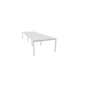 Konferansebord Talk 420x120x76 cm SQB hvitt