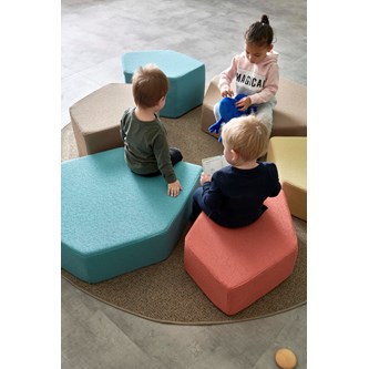 FIXA sittepuff multisoft hexagon 46