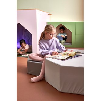 FIXA sittepuff hexagon 46 multisoft