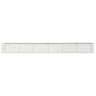 Linjal tverrgradert 30 cm